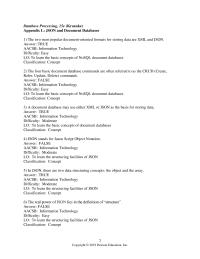 Database Storage & Design Appendix L 1 Answer Aacsb Information Technology Application Knowledge Difficulty Difficult Lo Learn The Structuring