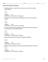 Communications Chapter 4 Use Relaxation Techniques Discuss The