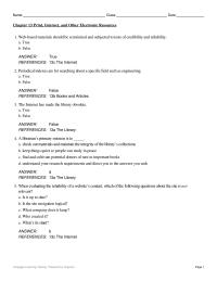 Communications Chapter 13 The Library When Evaluating