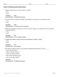 Communications Chapter 15 May Vary References 15b Statistical