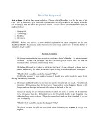 Mens Reas Assignment