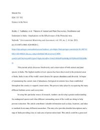 Science In The News Example