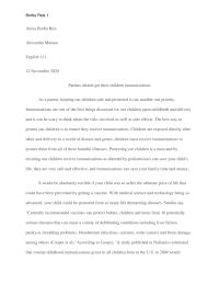 Persuasive Essay Borba Reis