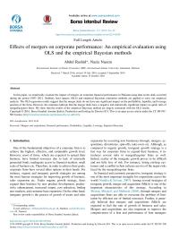 Impact Of M&a On Financial Performance