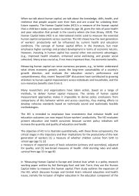 Essay When we talk about human