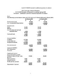 Exam LaiACCT120020 tutorial 8