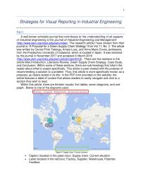 Strategies For Visual Reporting In Industrial Engineering