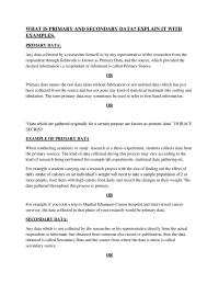 Solution WHAT IS PRIMARY AND