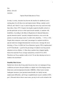 Special Needs Education In Texas