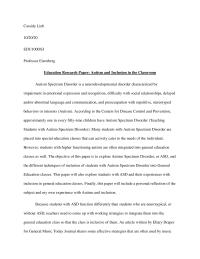 Inclusion Of Asd Students