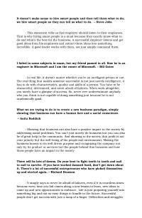 Entrepreneurial Mind
