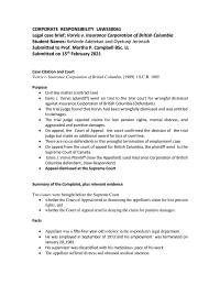 Law CORPORATE RESPONSIBILITY