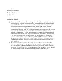 Essay Ethan WestonFoundations of