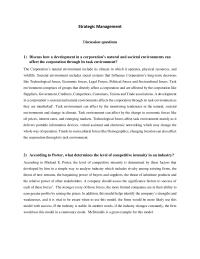 Strategic Management Assignment