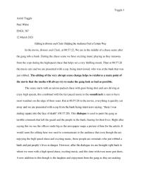 Editing In Bonnie And Clyde: Helping The Audience Feel A Certain Way