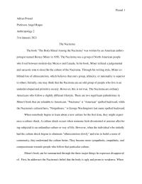 Reading Journal Anthropology
