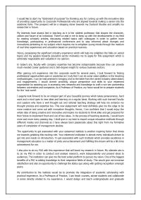 Personal Statement I would like to