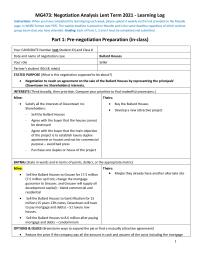Bullard House Negotiation Ll