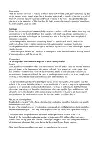New Technologies And Surveillance