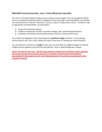 Costco Case Study