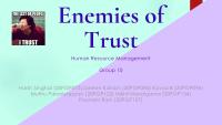 Enemies Of Trust