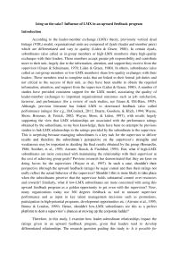 Lmx And 360 Degree Feedback