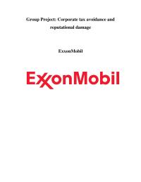 Corporate Tax On Exxon Mobile