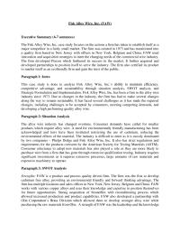 Case Study Fisk Alloy Wire