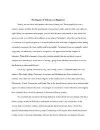 The Impacts Of Tolerance On Happiness