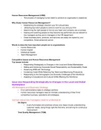 Human Resources Management (hrm)