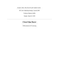 Clean Edge Razor Case Study