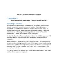Software Engineering Economics Answer Sheet