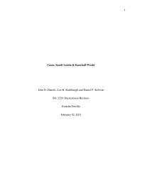 Business 1Cases Saudi Arabia amp