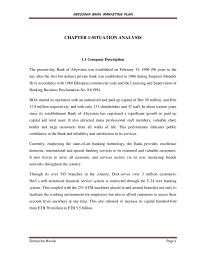 Marketing Research ABYSSINIA
