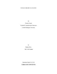Human Errors In Aviation