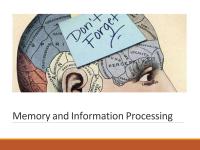 Memory and Information Processing