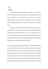 Case Study Case5SummaryThis case