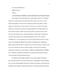 Literary Analysis Fairytales Paper