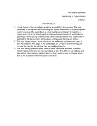 Case Study 2.1