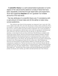 Biology Final Essay
