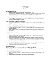 Case Questions Case