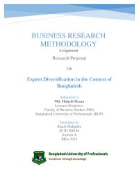 Research Methodology BUSINESS