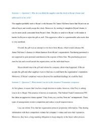 Purchasing Ethics Case