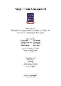 Shipping Industry In Bangladesh