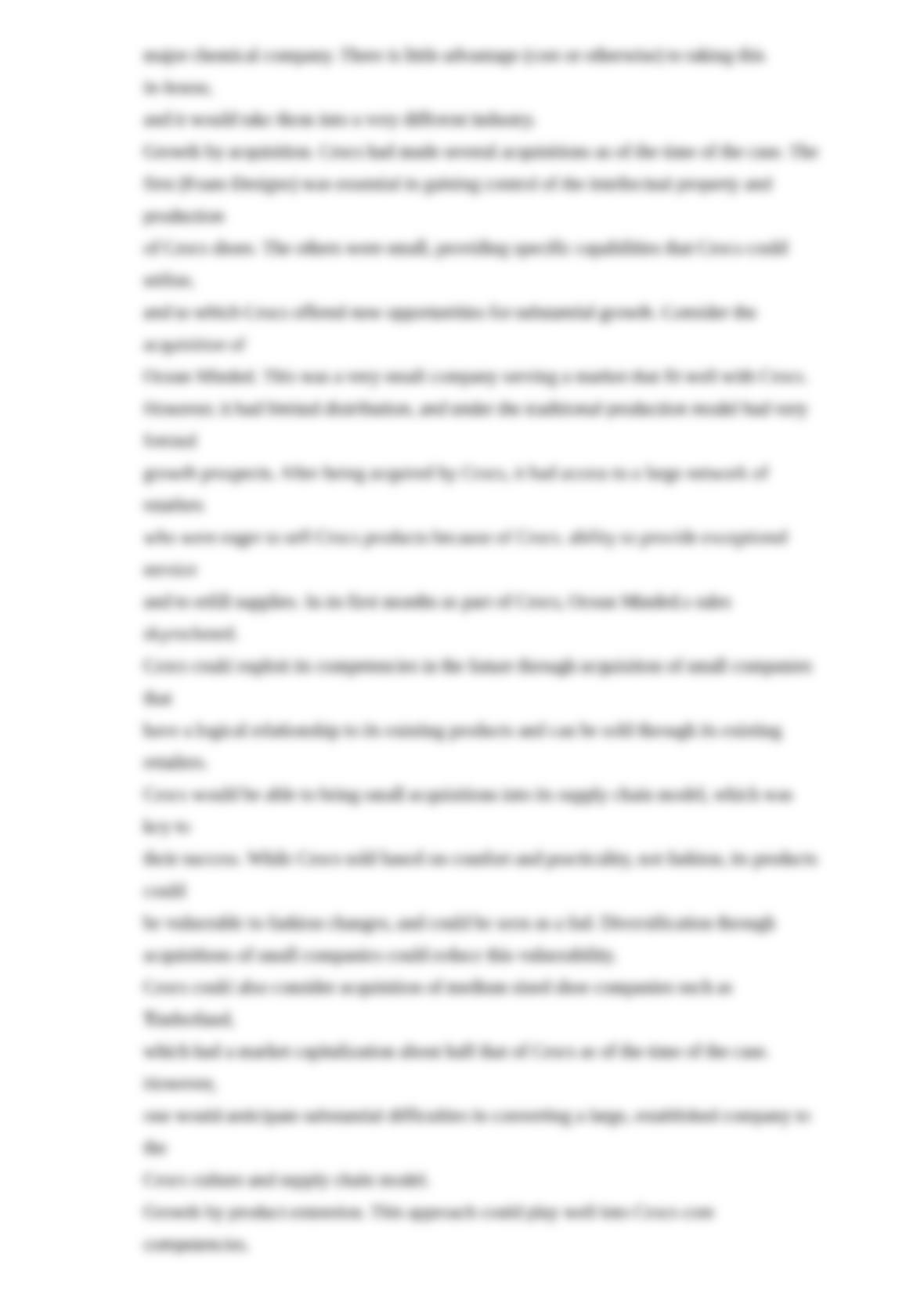 Crocs case study pdf picture