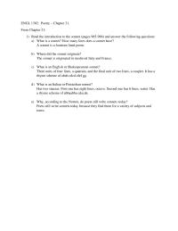 Sonnets