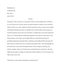 computer ethics course