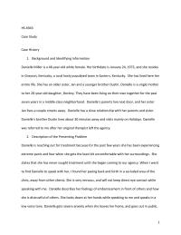 Case Study HS 4943Case StudyCase