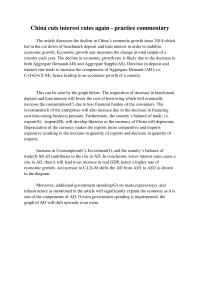 China Cuts Interest Rates Again – Practice Commentary
