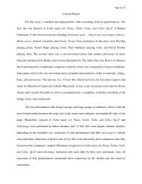 Concert Report Page 1 of 3Concert